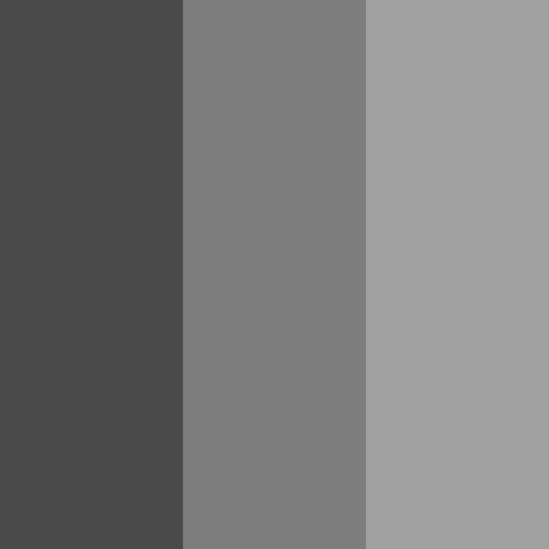 Download shades of black color palette PNG image (square)