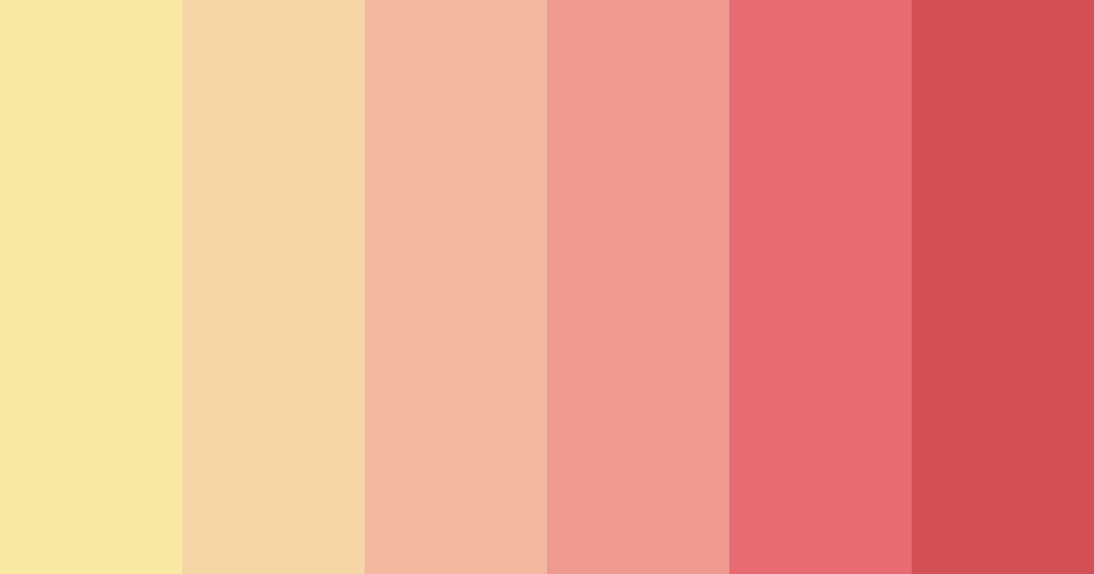 Download sunkissed blossoms color palette PNG image (landscape)