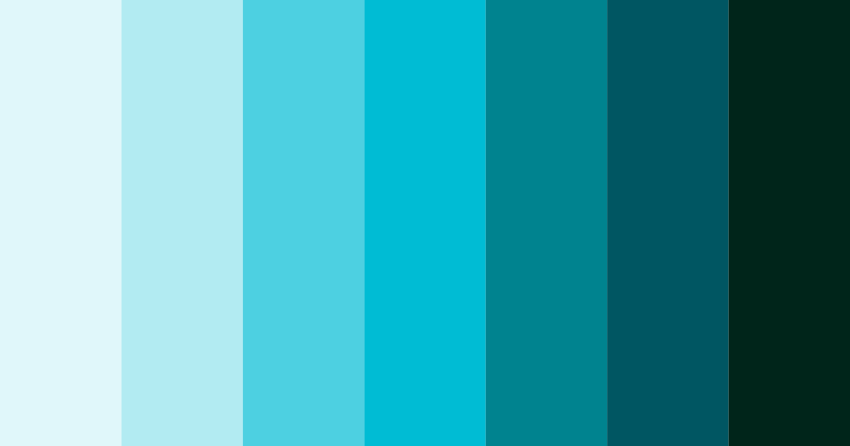 Download tidal serenity color palette PNG image (landscape)