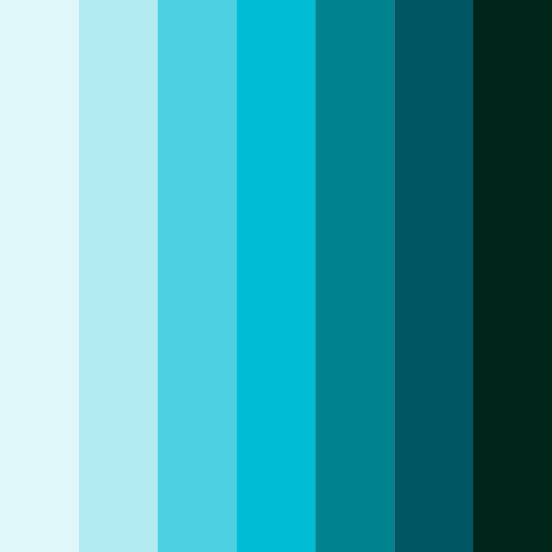 Download tidal serenity color palette PNG image (square)