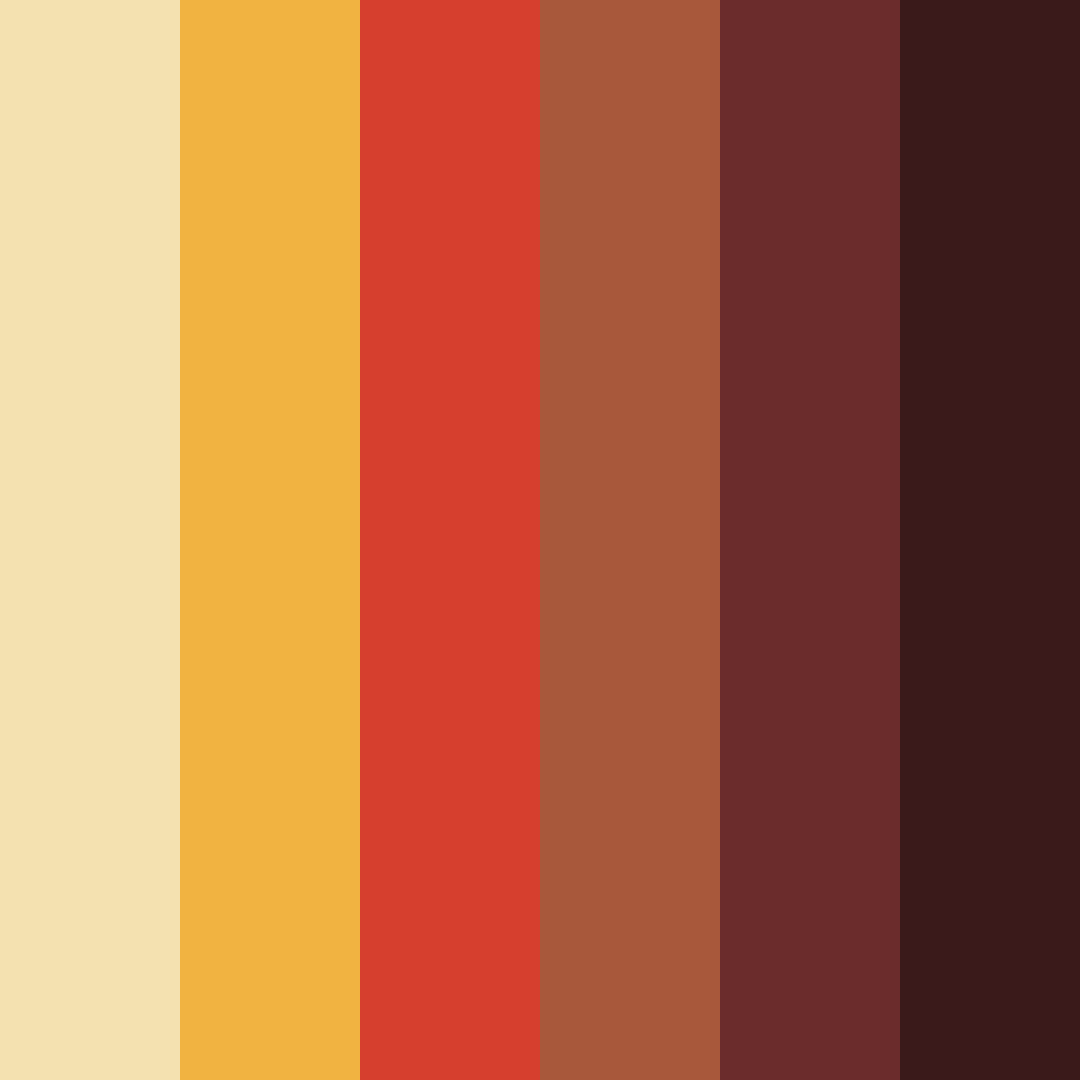 Download autumn emberwood color palette PNG image (square)