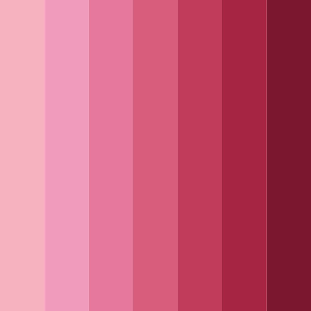 Download crimson blossom color palette PNG image (square)