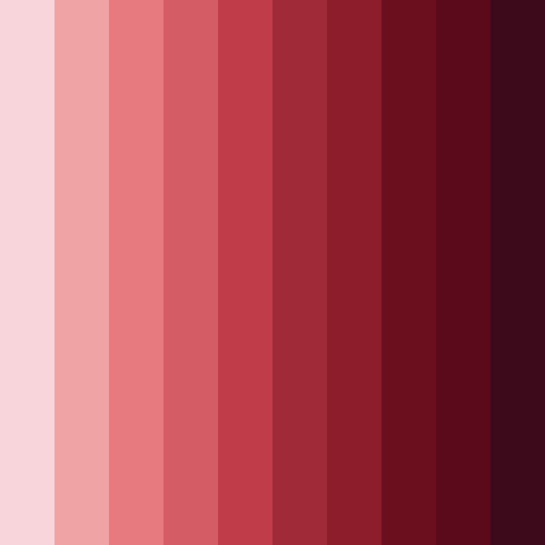 Download garnet shades color palette PNG image (square)