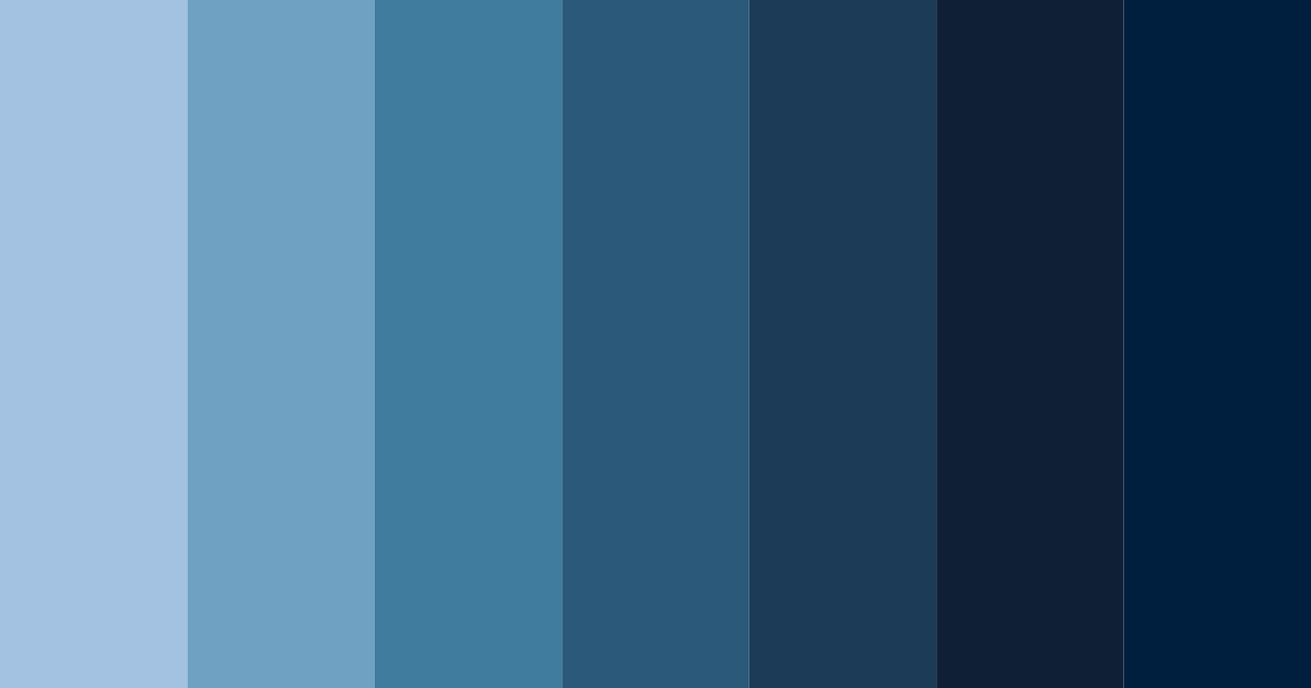 Download navy blue color palette PNG image (landscape)