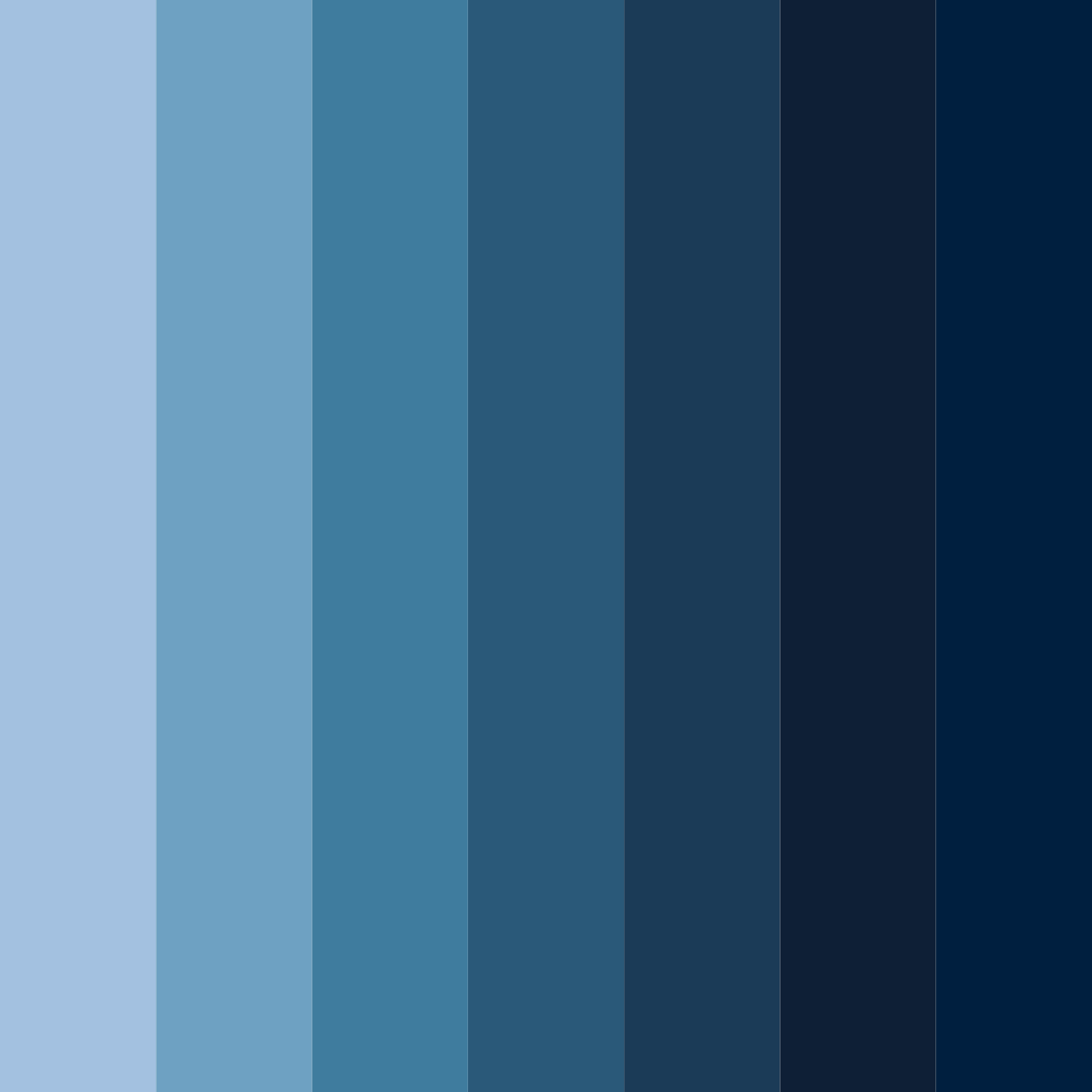 Download navy blue color palette PNG image (square)