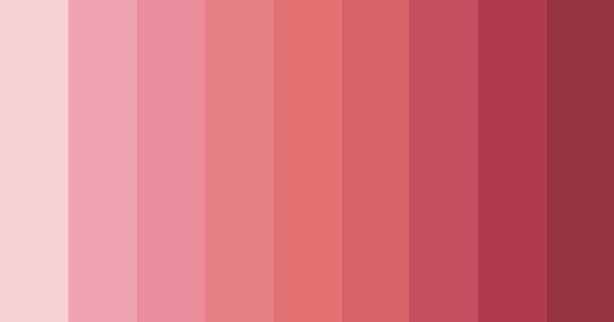 Download blushing bouquet color palette PNG image (landscape)