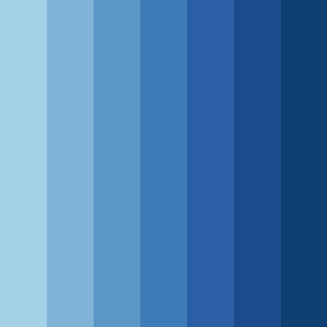 Download ocean breeze serenity color palette PNG image (square)