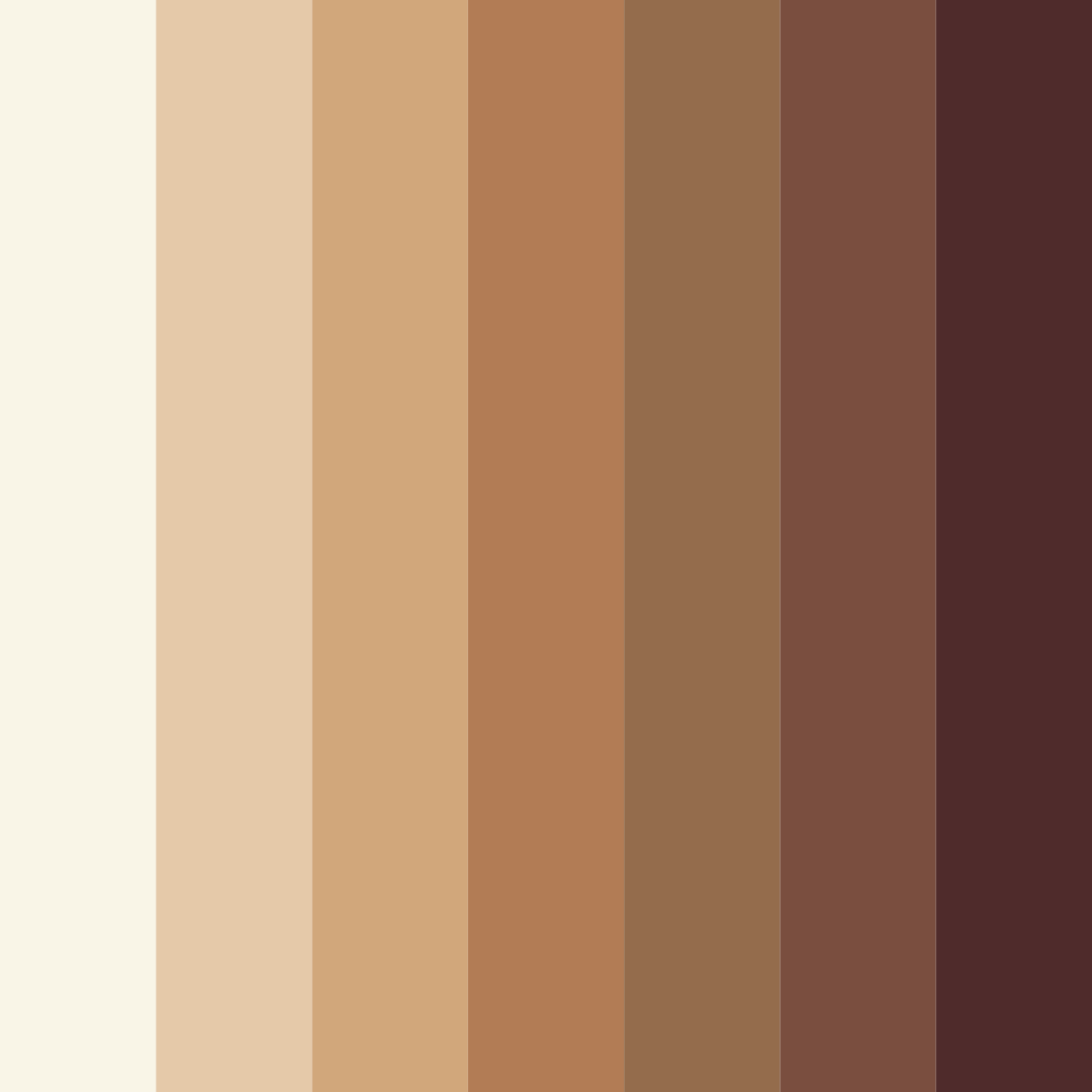 Download cinematic sepia dreams color palette PNG image (square)