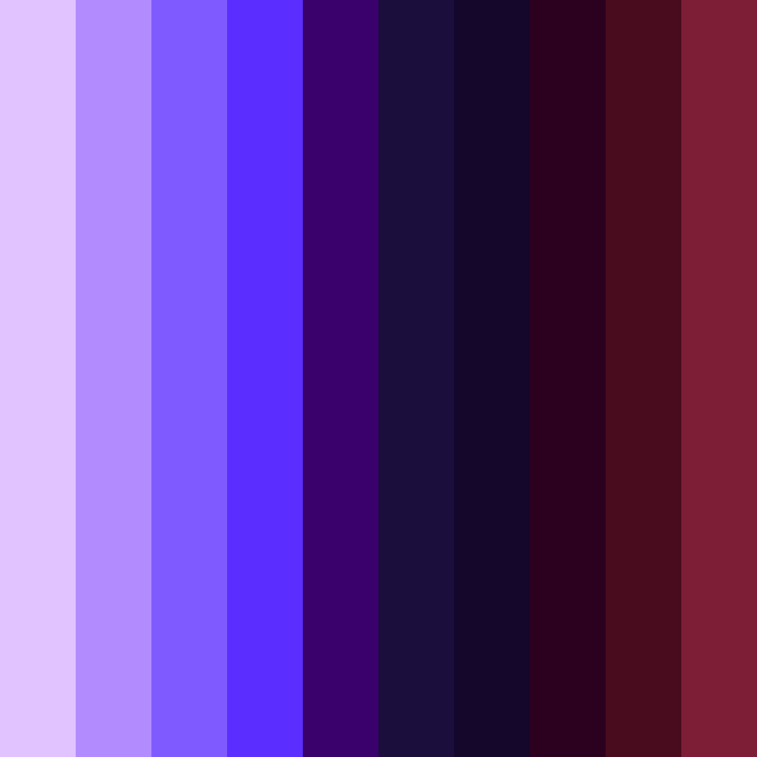 Download enchanted nocturne color palette PNG image (square)