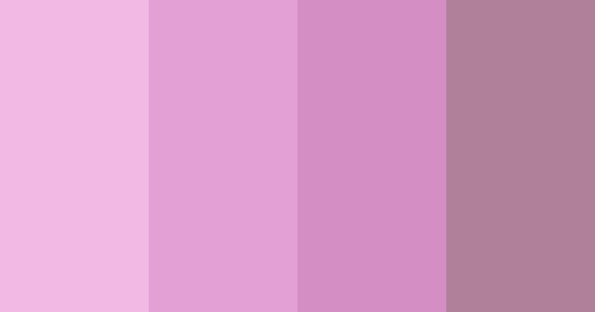 Download whimsical blossom color palette PNG image (landscape)
