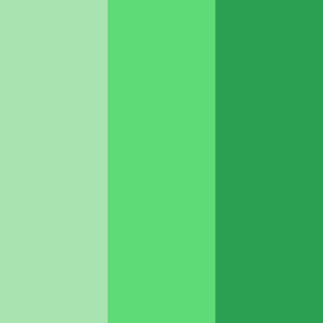 Download verdant oasis color palette PNG image (square)