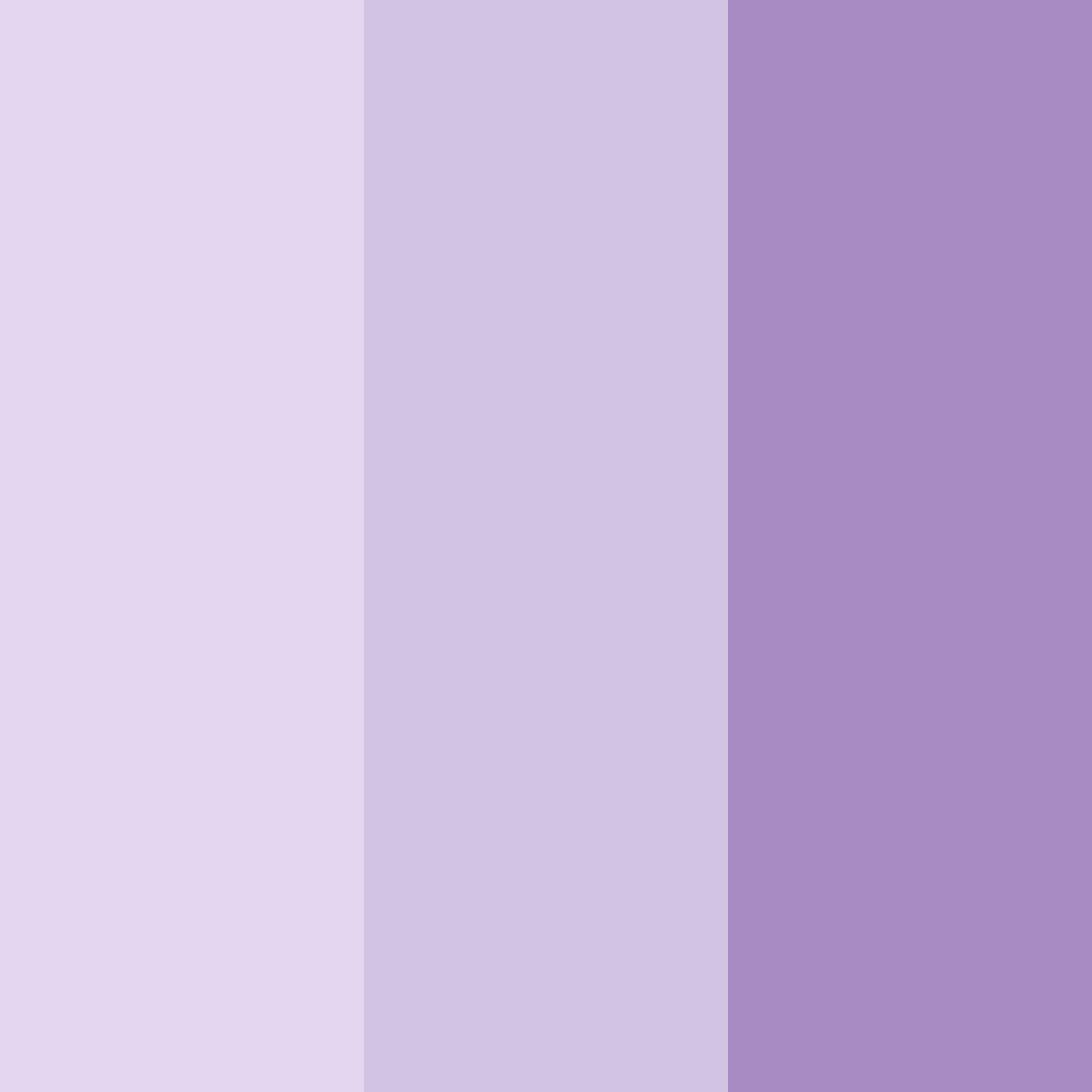 Download whimsical lavender dreams color palette PNG image (square)