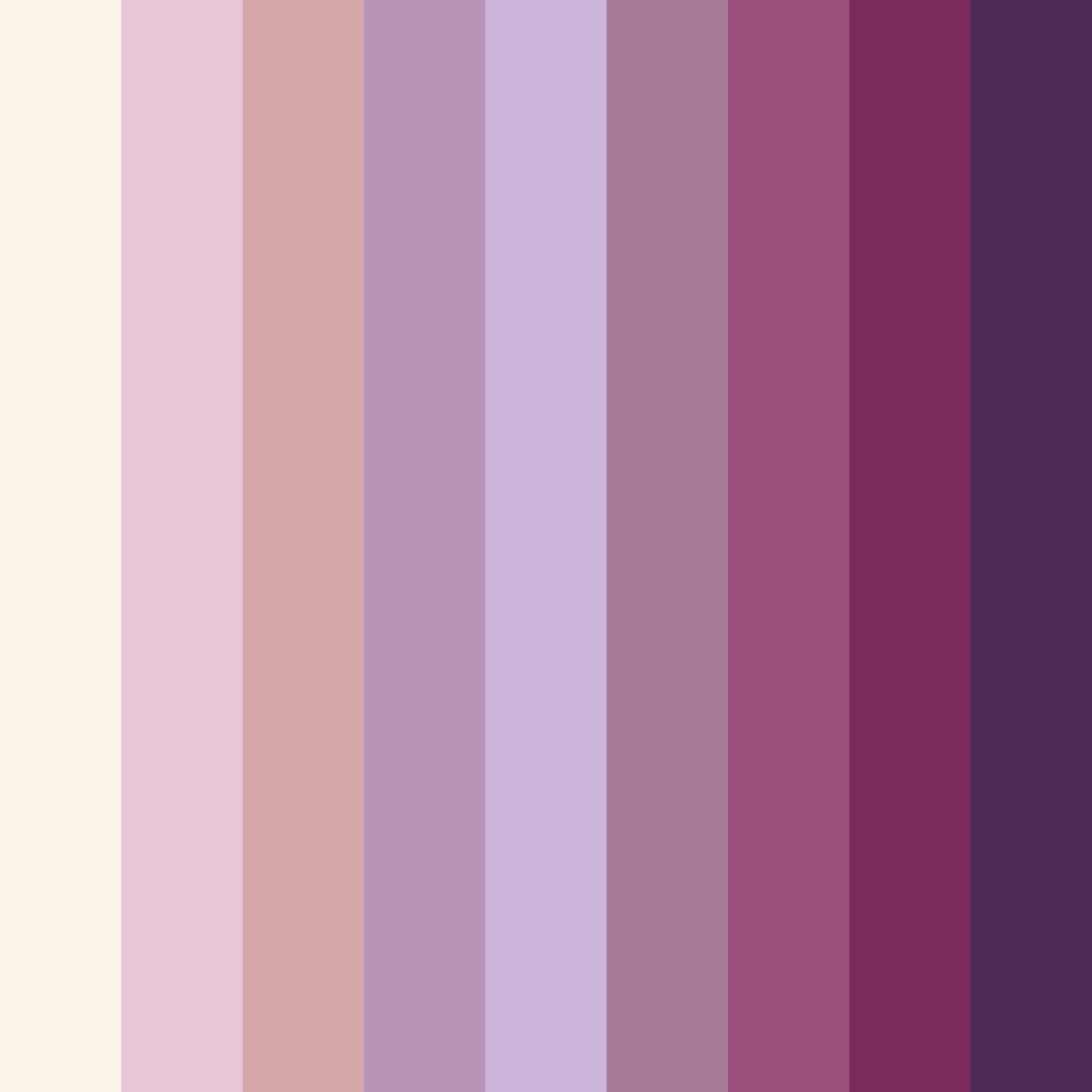 Download soft lavender elegance color palette PNG image (square)