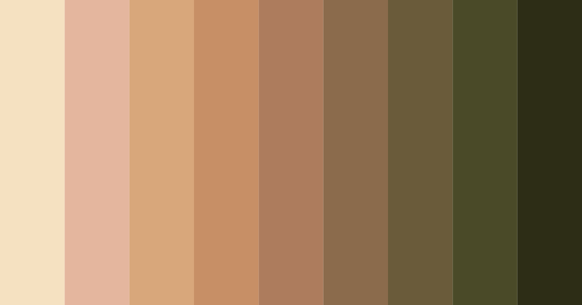 Download café mocha moods color palette PNG image (landscape)