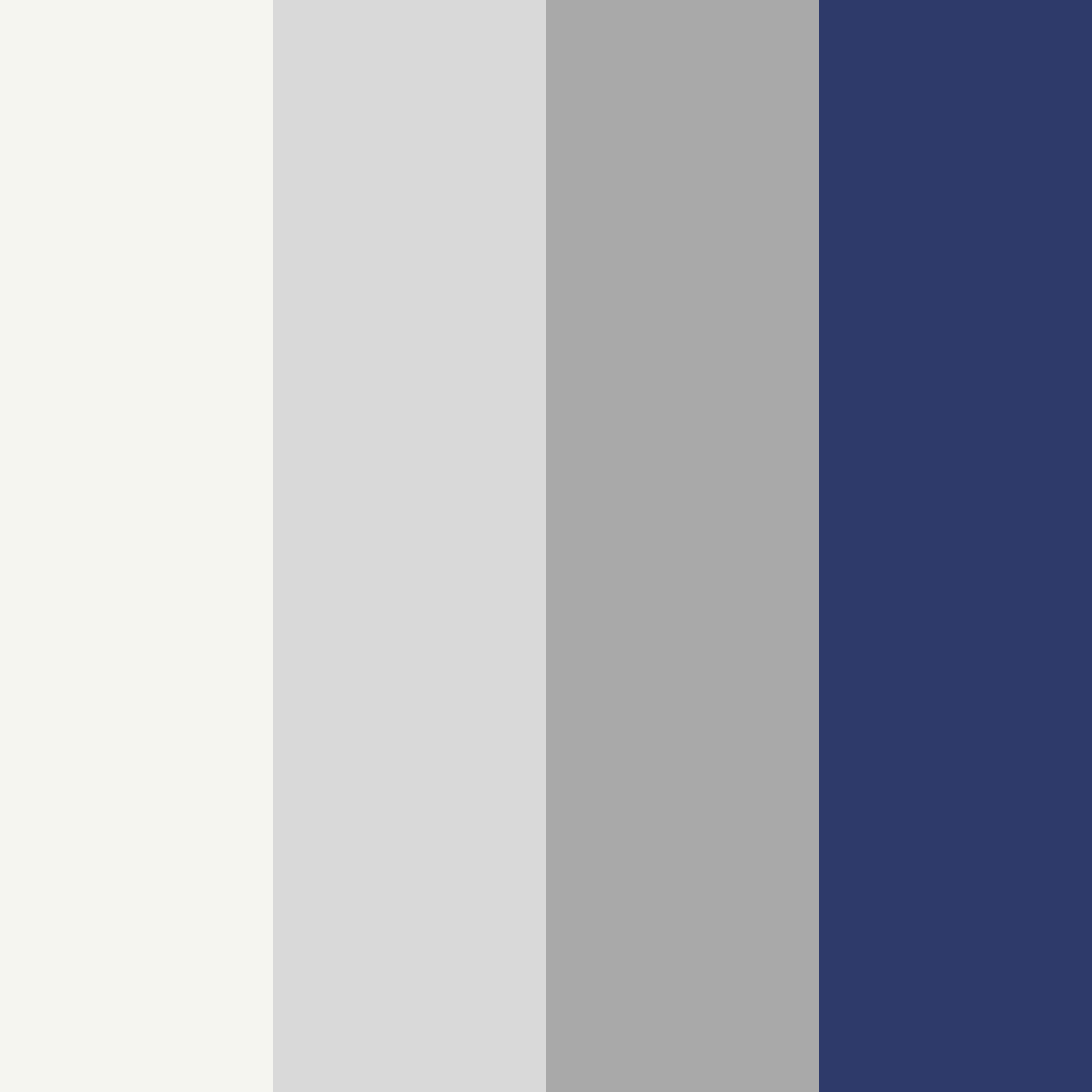 Download navy elegance color palette PNG image (square)