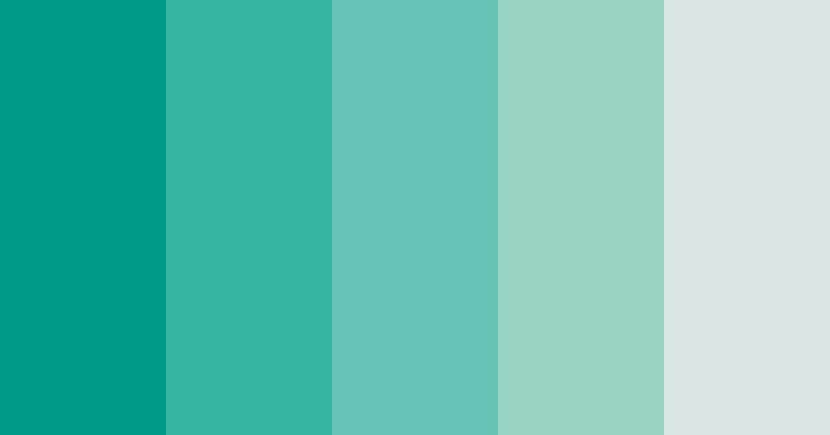 Download teal breeze color palette PNG image (landscape)