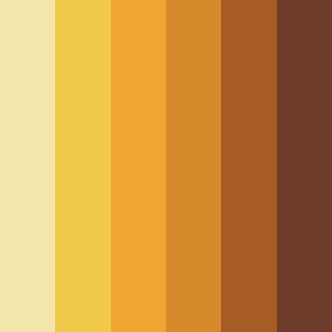 Download sunset harvest color palette PNG image (square)