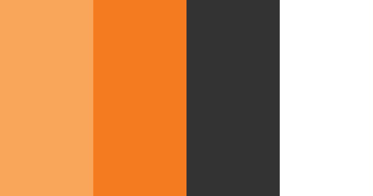 Download orange and black elegance color palette PNG image (landscape)
