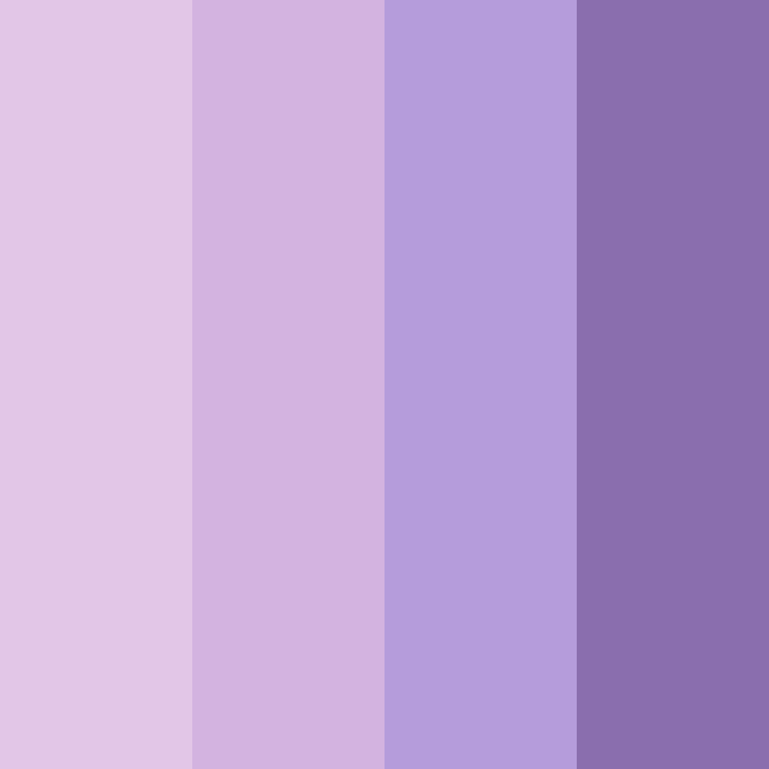 Download lavender dreams and golden hues color palette PNG image (square)