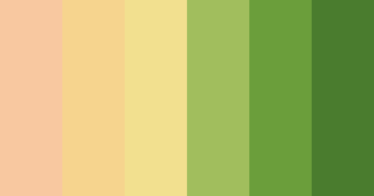 Download green gold red color palette PNG image (landscape)