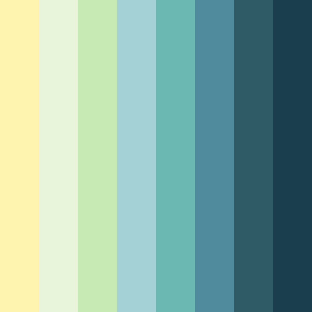 Download serene coastal breeze color palette PNG image (square)