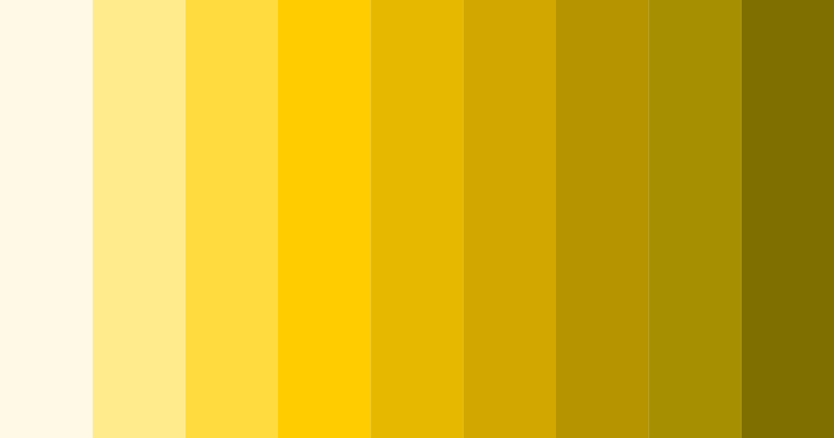 Download sunshine serenade color palette PNG image (landscape)