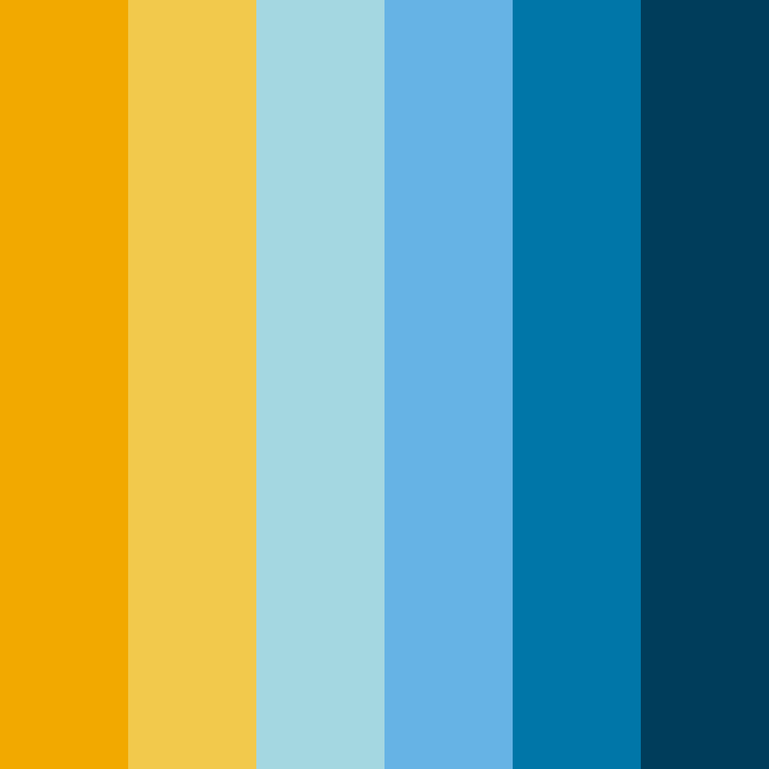 Download orange blue harmony color palette PNG image (square)