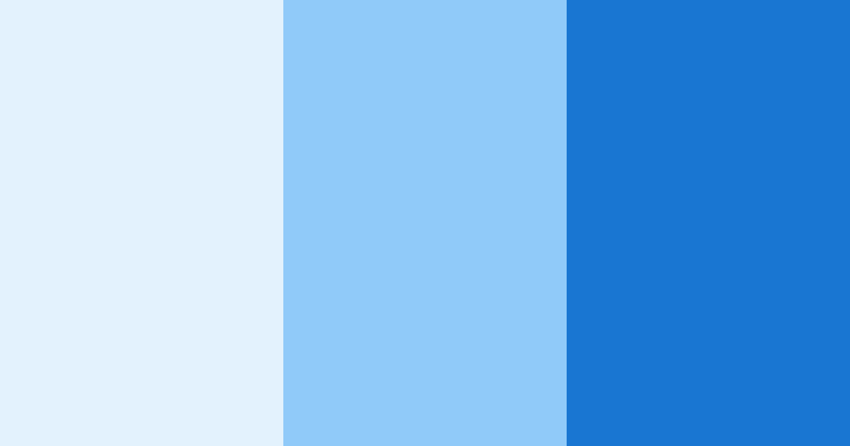Download light blue study color palette PNG image (landscape)