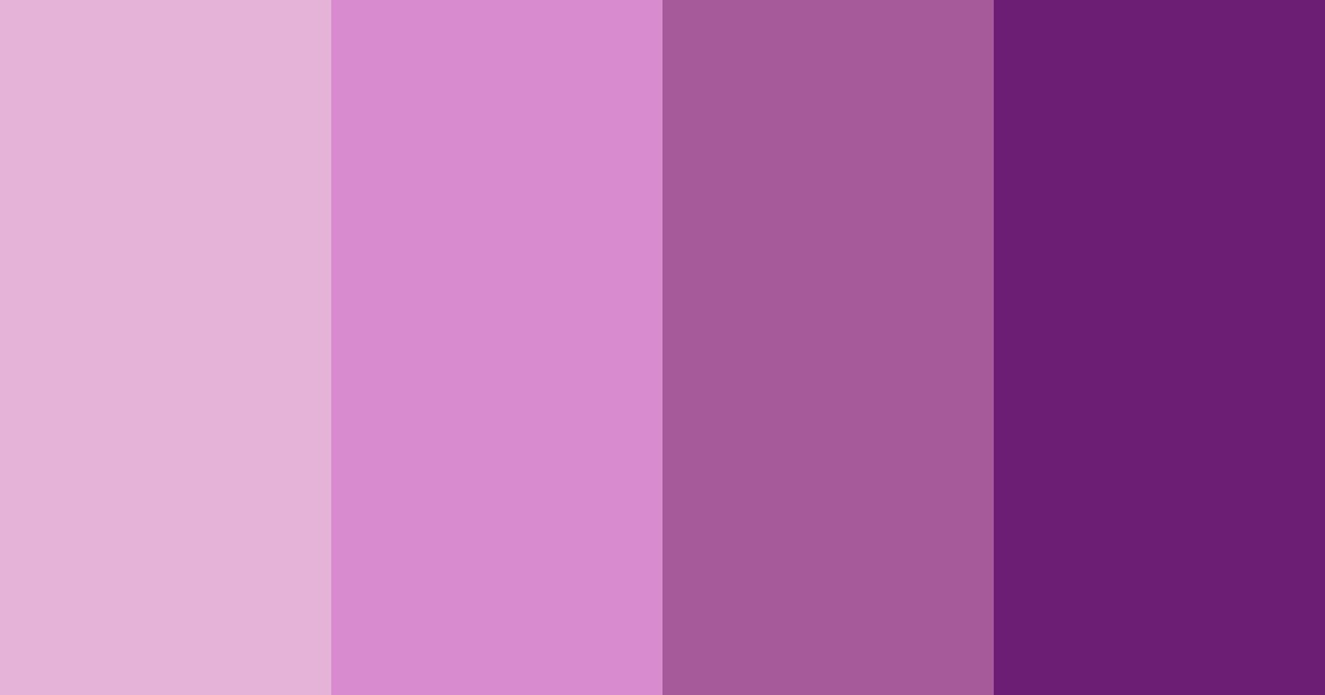 Download royal amethyst dream color palette PNG image (landscape)