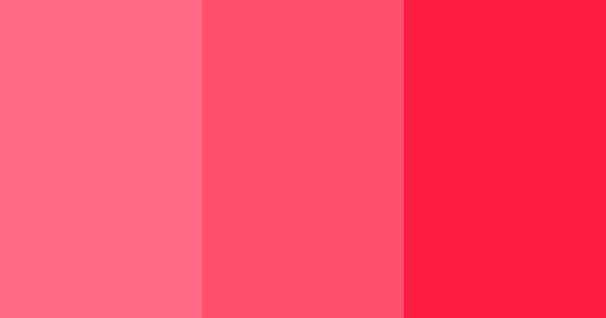 Download vibrant pink color palette PNG image (landscape)