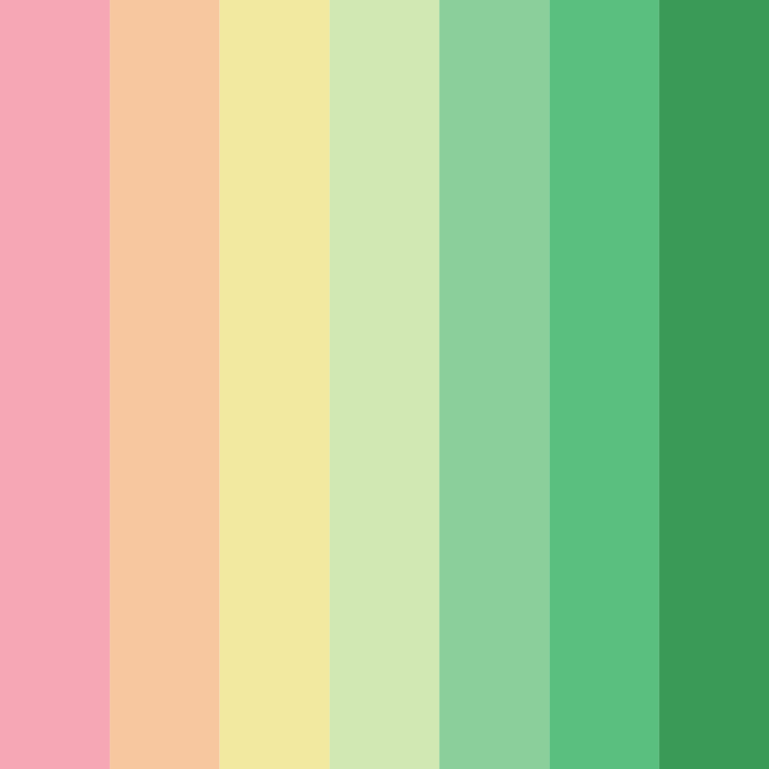 Download radical bloom color palette PNG image (square)