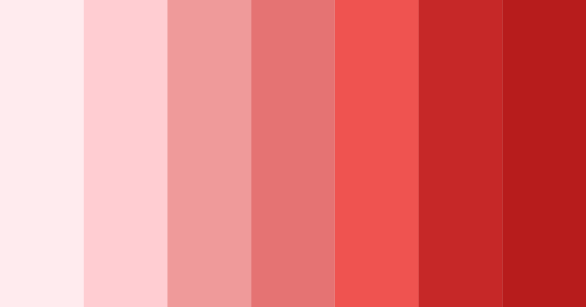 Download blushing crimson color palette PNG image (landscape)