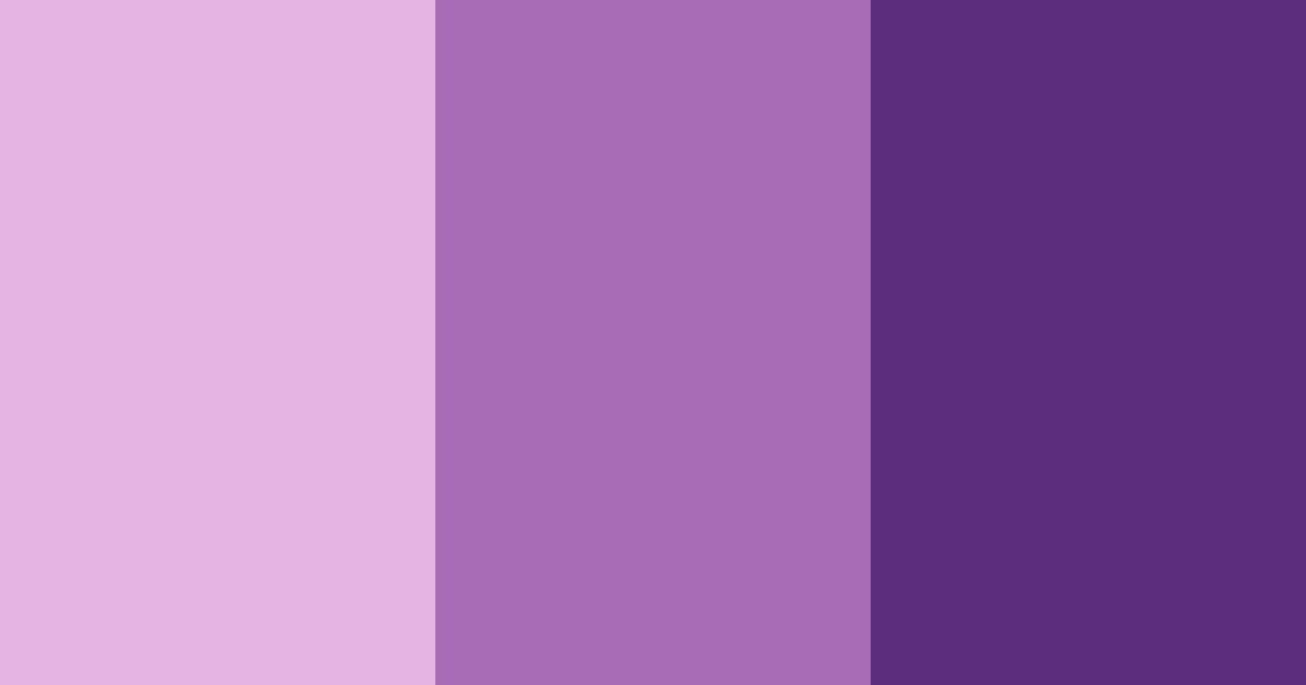 Download lavender dreams color palette PNG image (landscape)