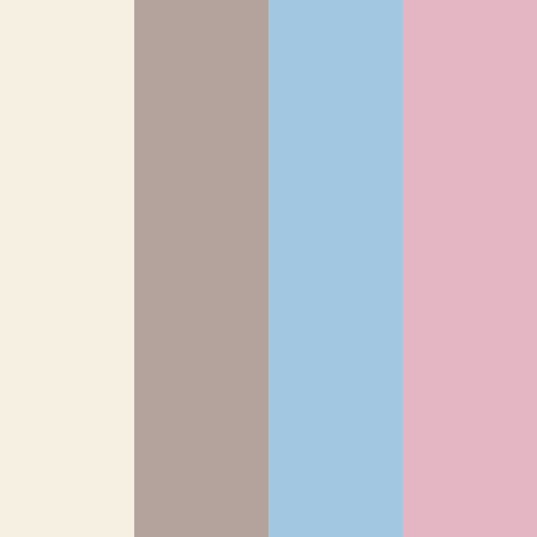 Download soft blue color palette PNG image (square)