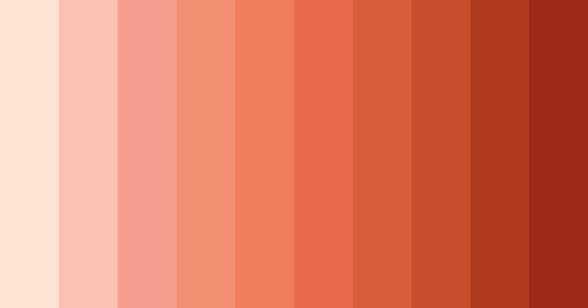 Download peachy skin color palette PNG image (landscape)
