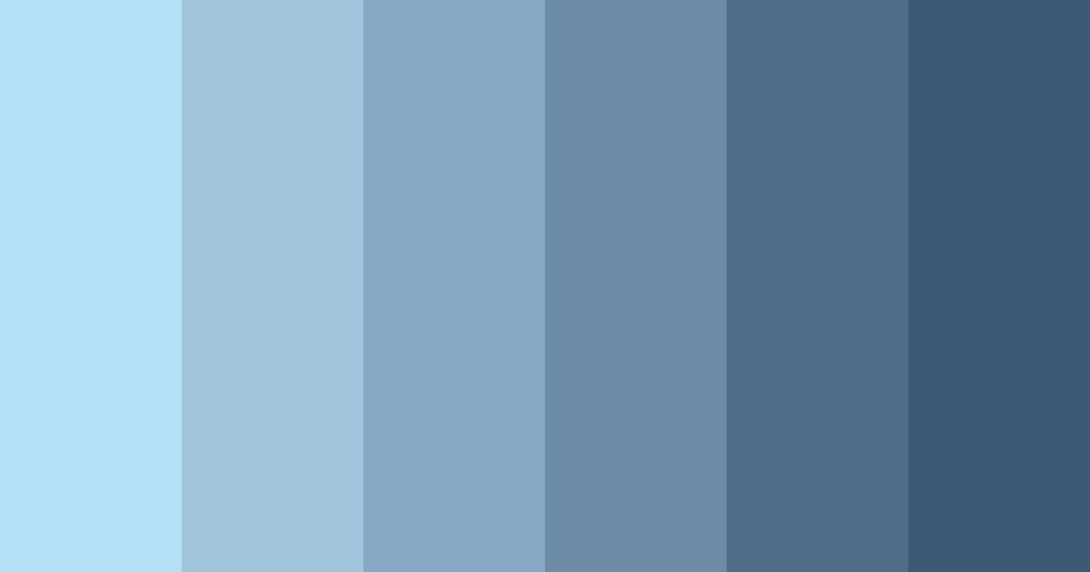 Download muted blue color palette PNG image (landscape)