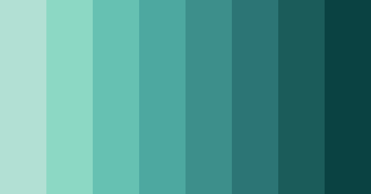 Download warm teal color palette PNG image (landscape)