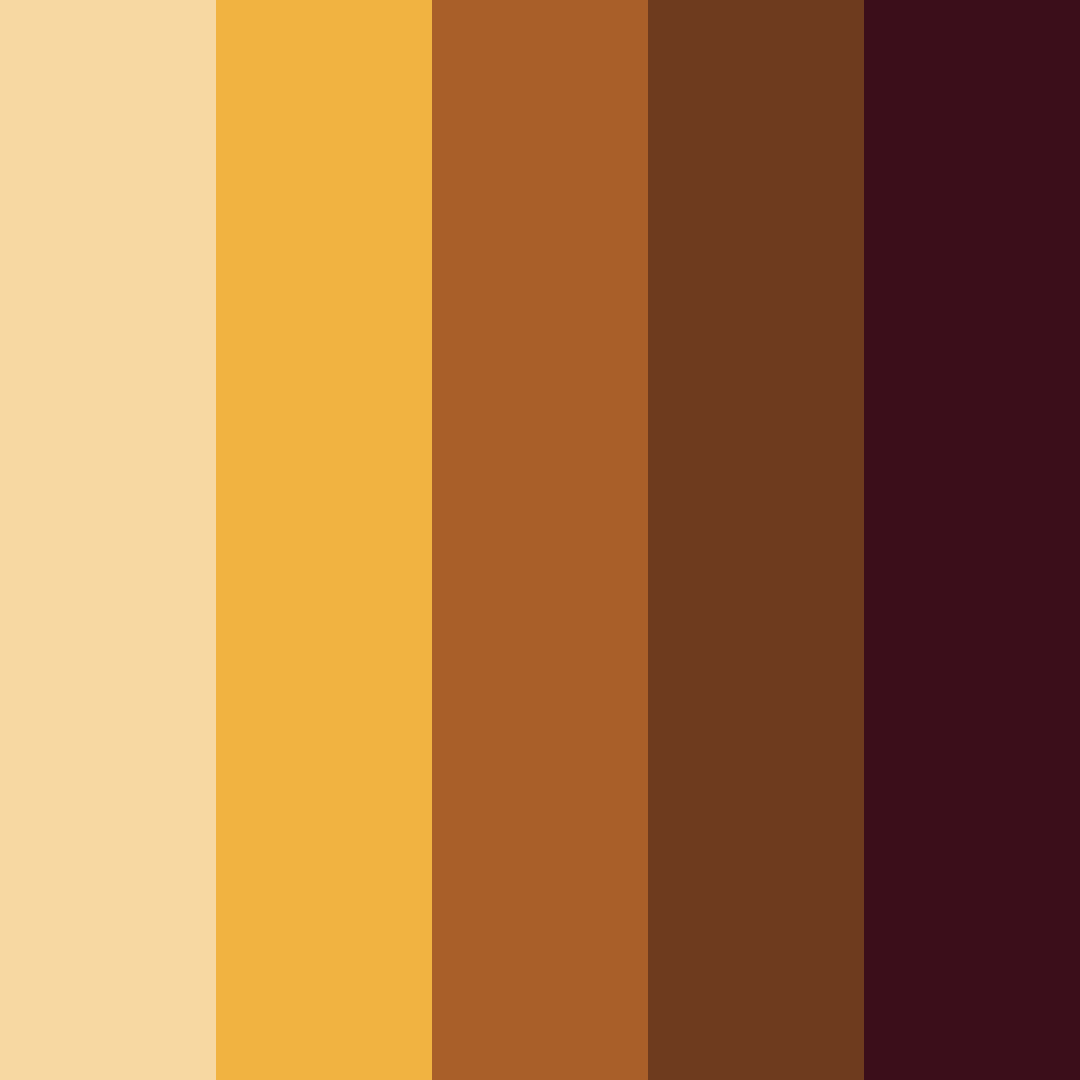 Download orange mark color palette PNG image (square)
