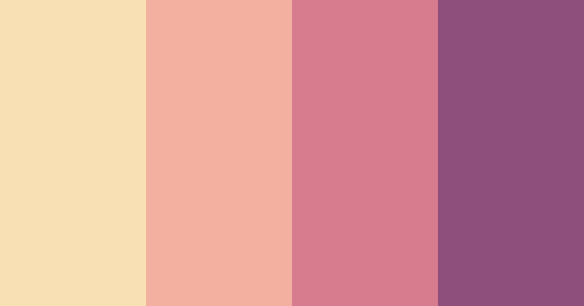 Download whimsical blush color palette PNG image (landscape)