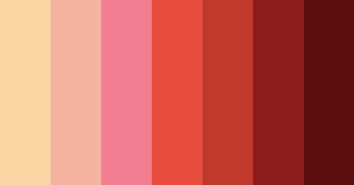 Download warm nostalgia color palette PNG image (landscape)