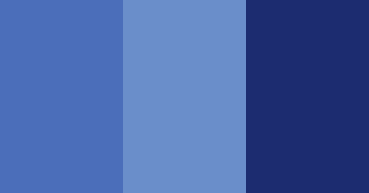 Download deep blue color palette PNG image (landscape)