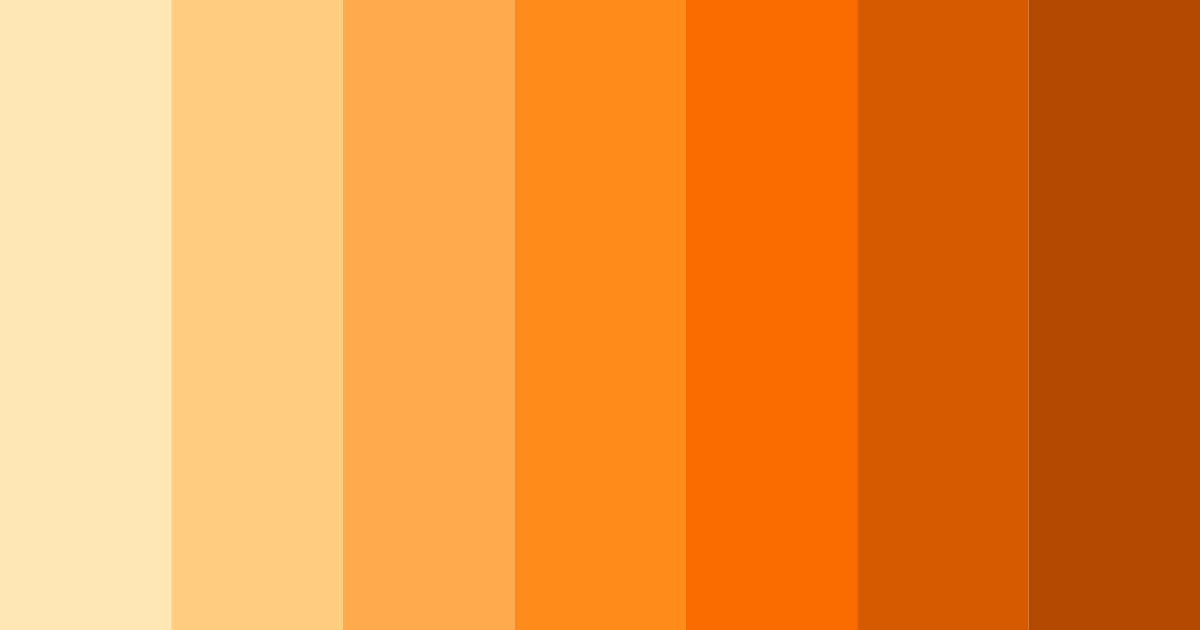 Download orange sunrise color palette PNG image (landscape)