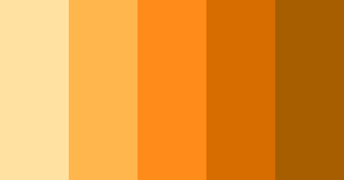 Download citrus sunrise color palette PNG image (landscape)