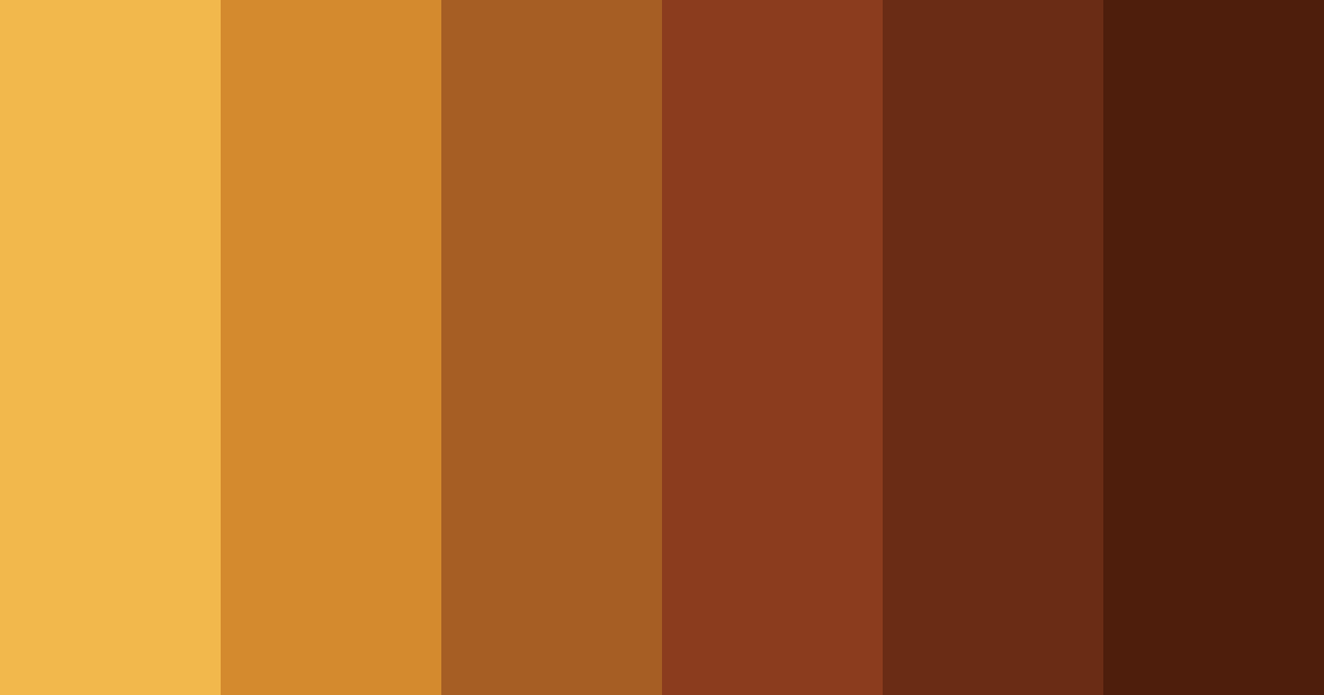 Download orange autumn color palette PNG image (landscape)