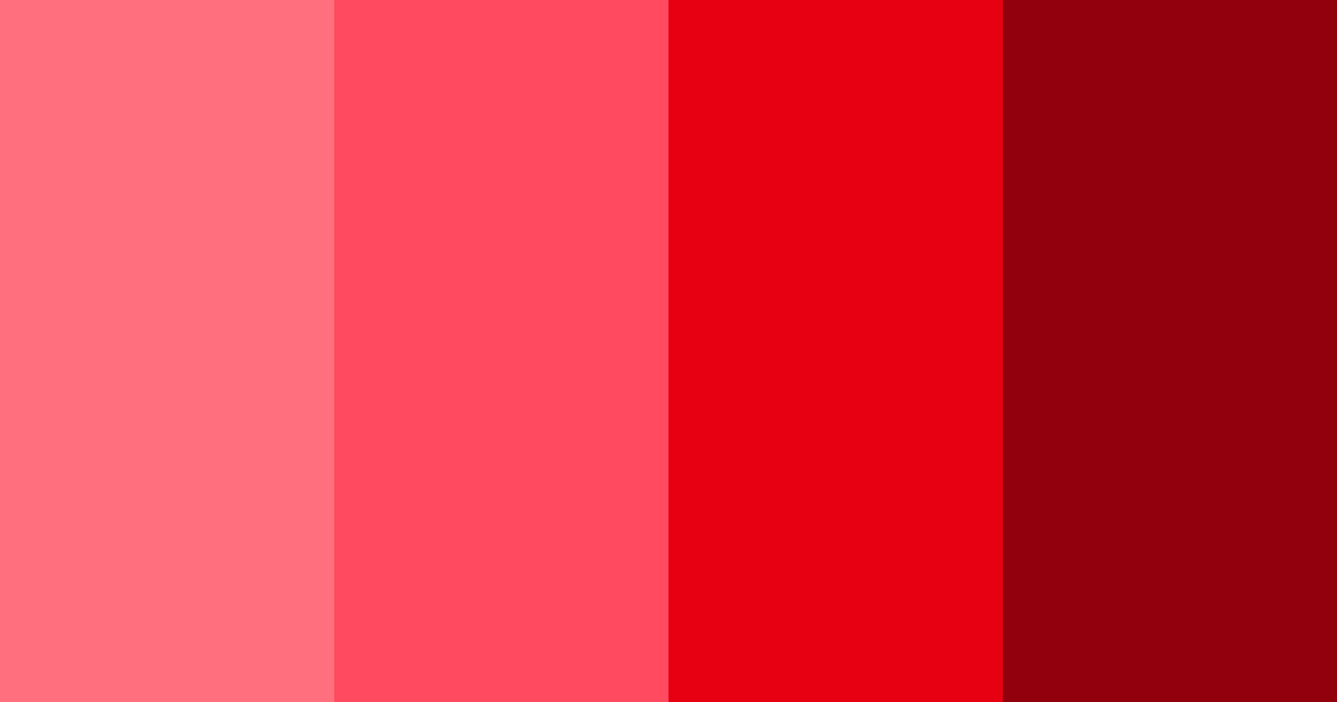 Download crimson passion color palette PNG image (landscape)