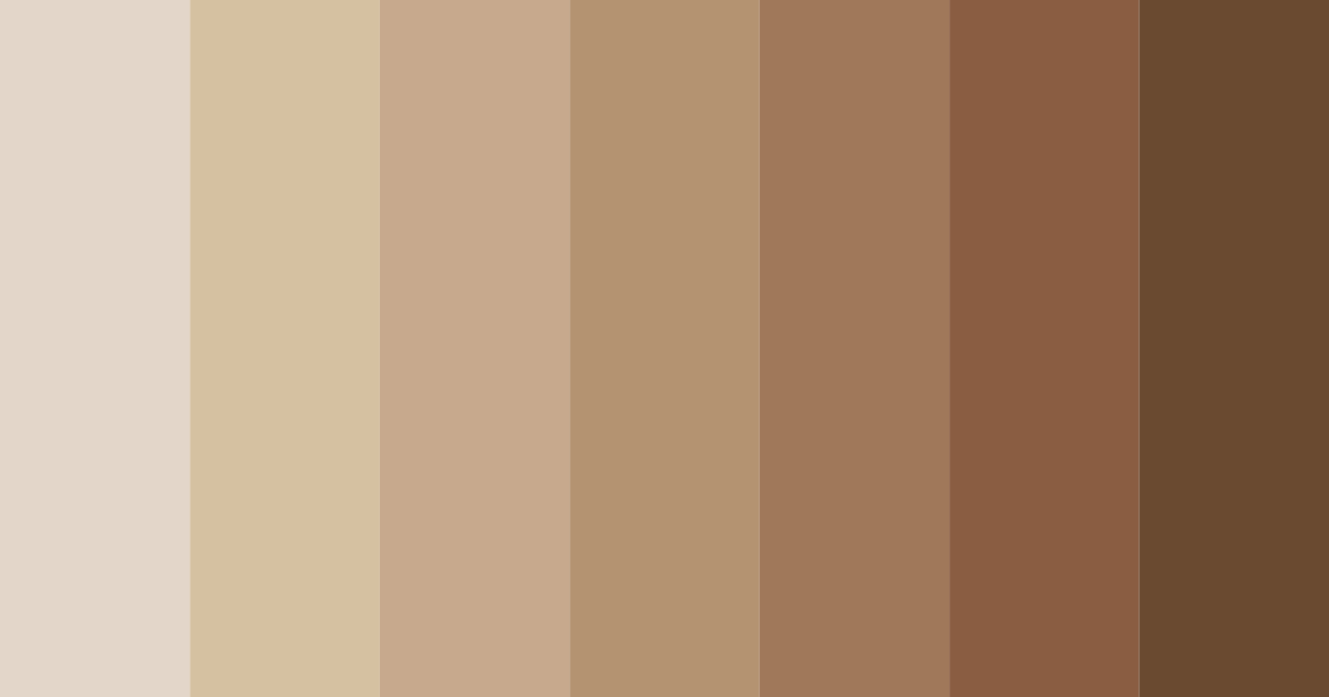 Download warm earth brown color palette PNG image (landscape)