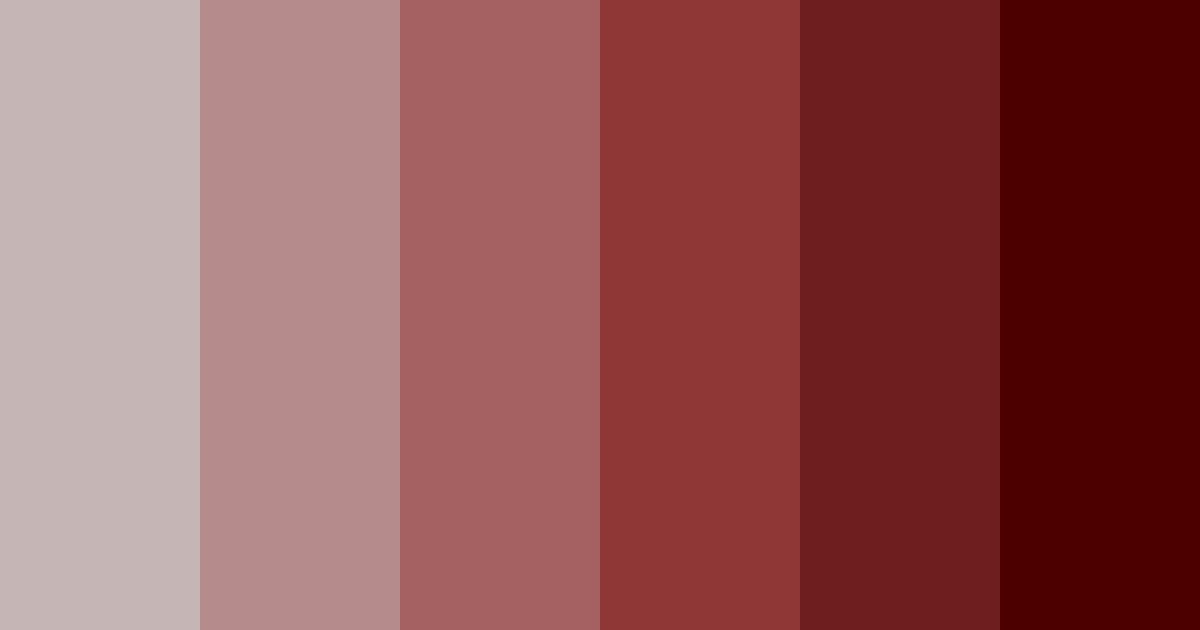 Download red shades color palette PNG image (landscape)