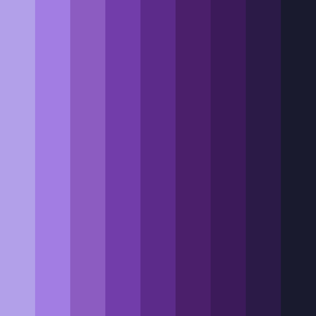 Download mystic amethyst dreams color palette PNG image (square)