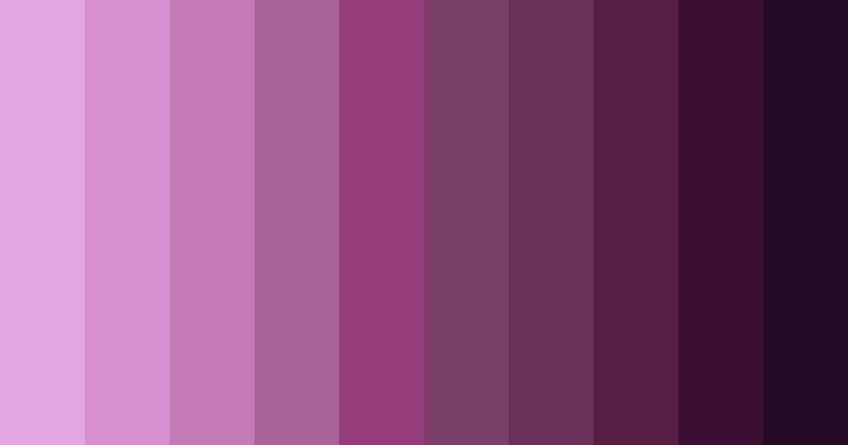 Download mystic orchid serenade color palette PNG image (landscape)