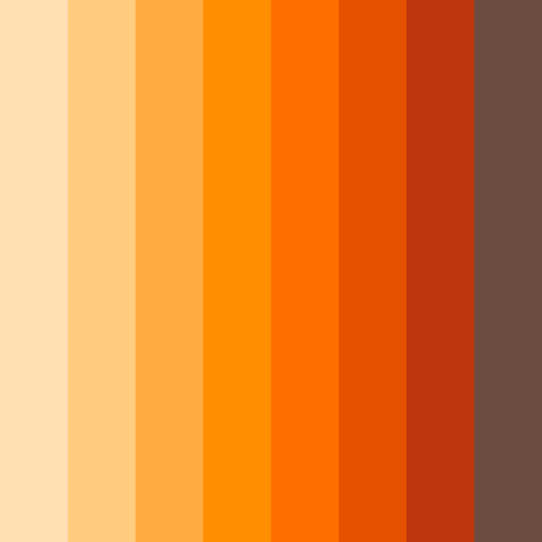 Download warm ember glow color palette PNG image (square)